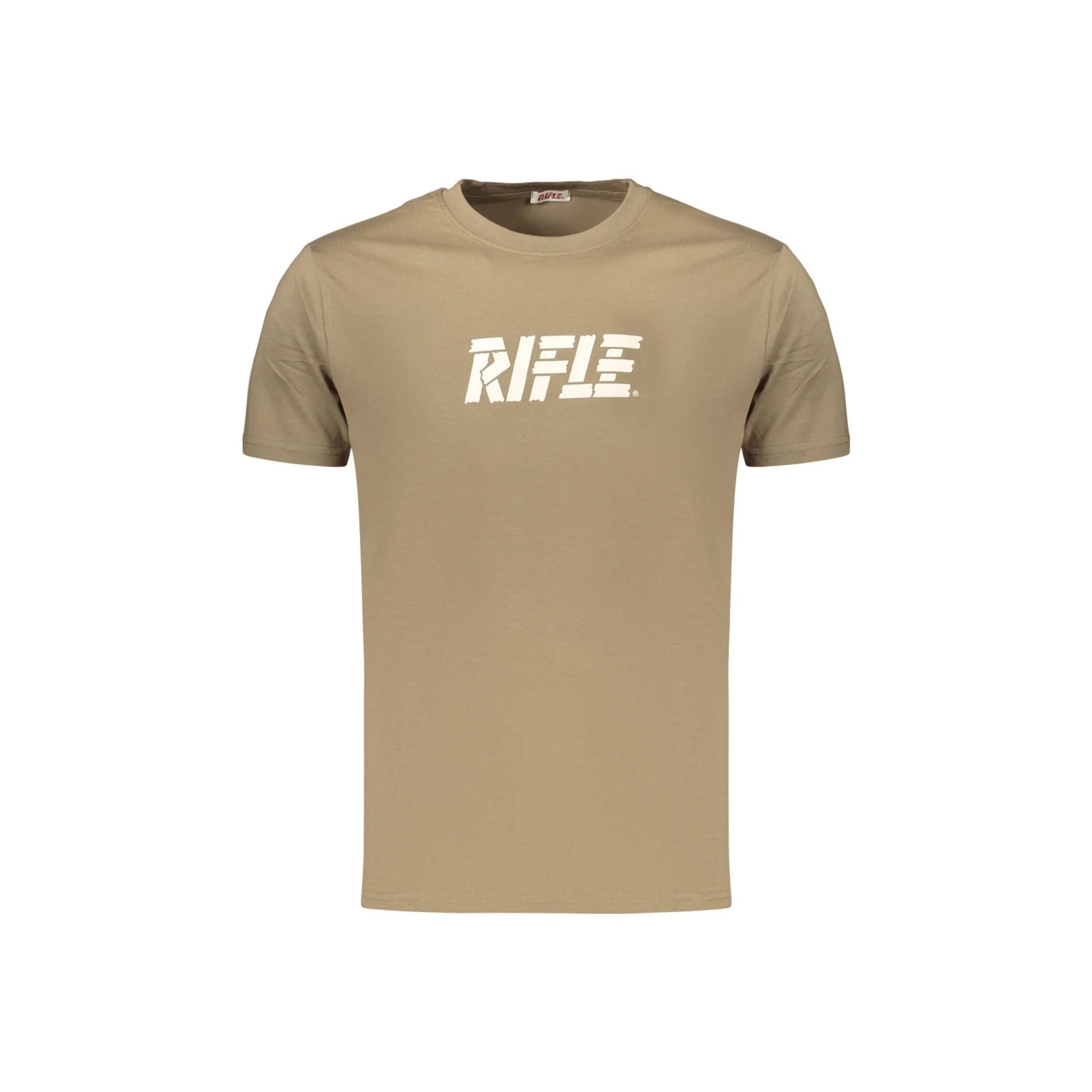 RIFLE T-SHIRT MANICHE CORTE UOMO MARRONE