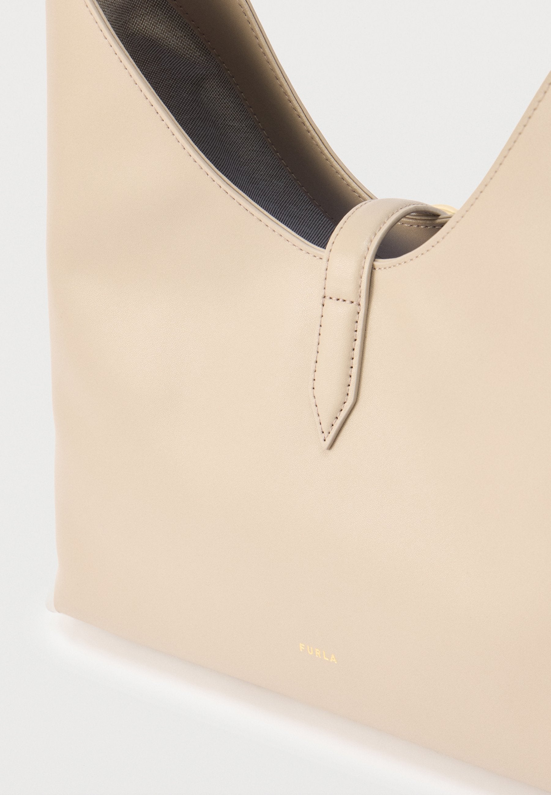 Furla Borsa a Spalla Pelle Donna Beige Logo Borse - vista 6