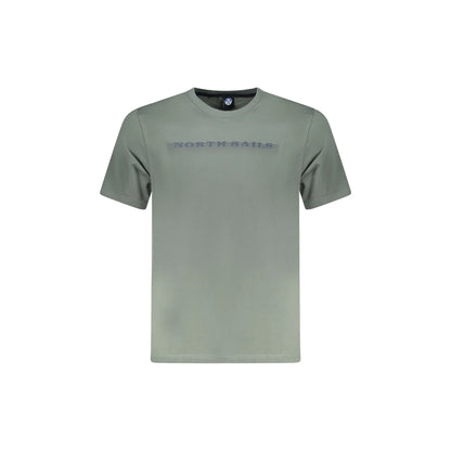 North Sails T-Shirt Maniche Corte Uomo Verde Stampa Logo - foto prodotto