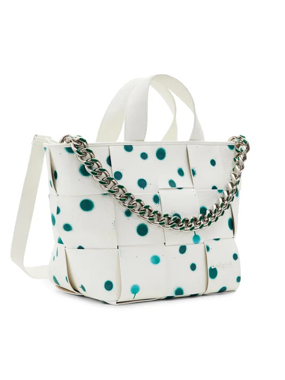 desigual borsetta 24saxp60 bianco 0000303993931 - immagine 4