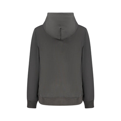 Tommy Hilfiger Felpa Donna Nera Cappuccio Felpata Tascone Logo Felpe nero - vista 3