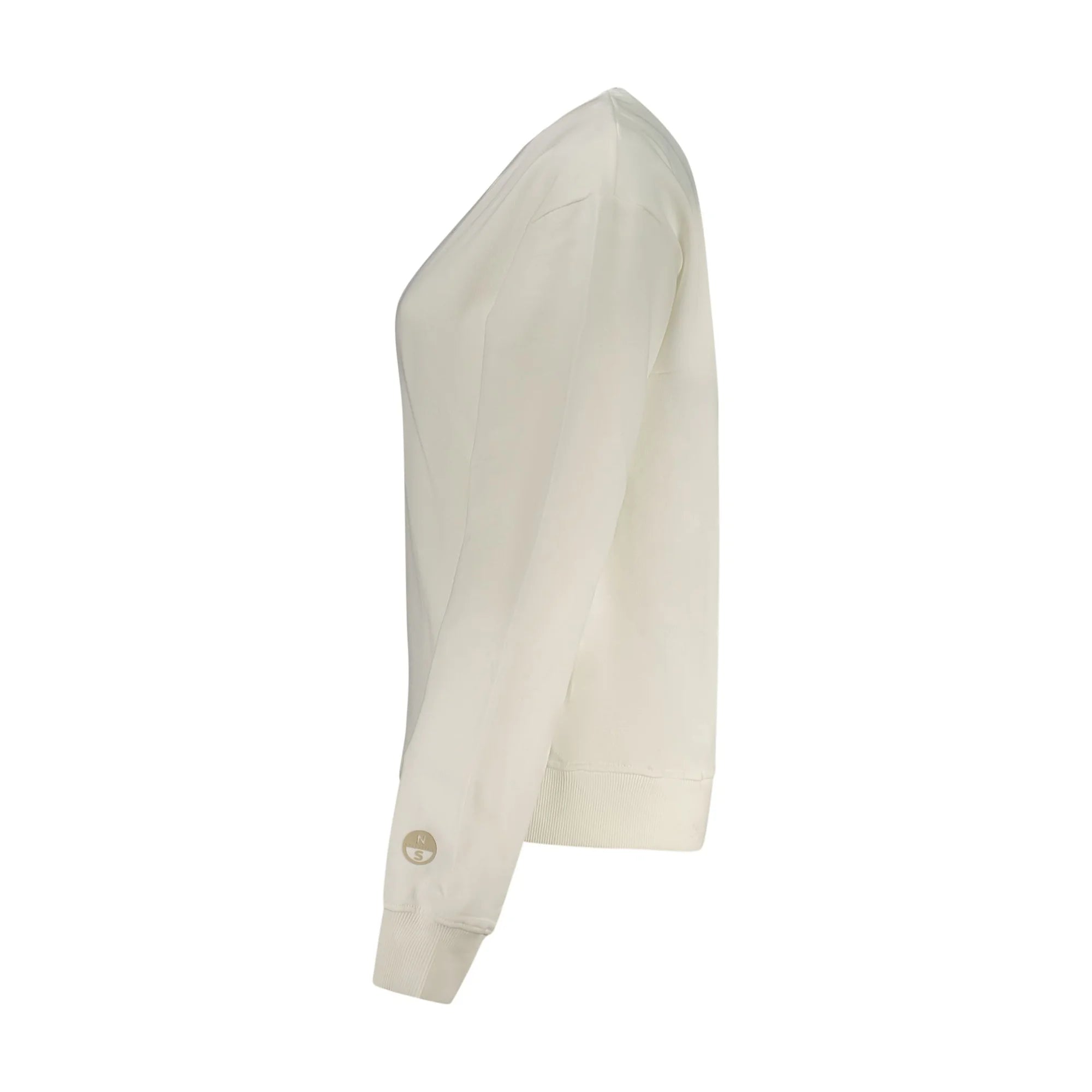 NORTH SAILS FELPA SENZA ZIP DONNA BIANCO