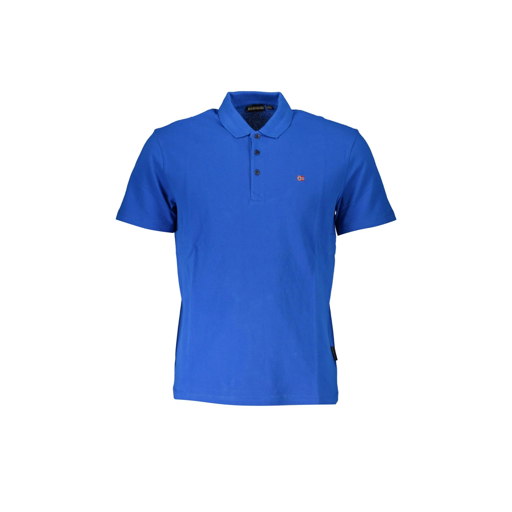 NAPAPIJRI POLO MANICHE CORTE UOMO BLU