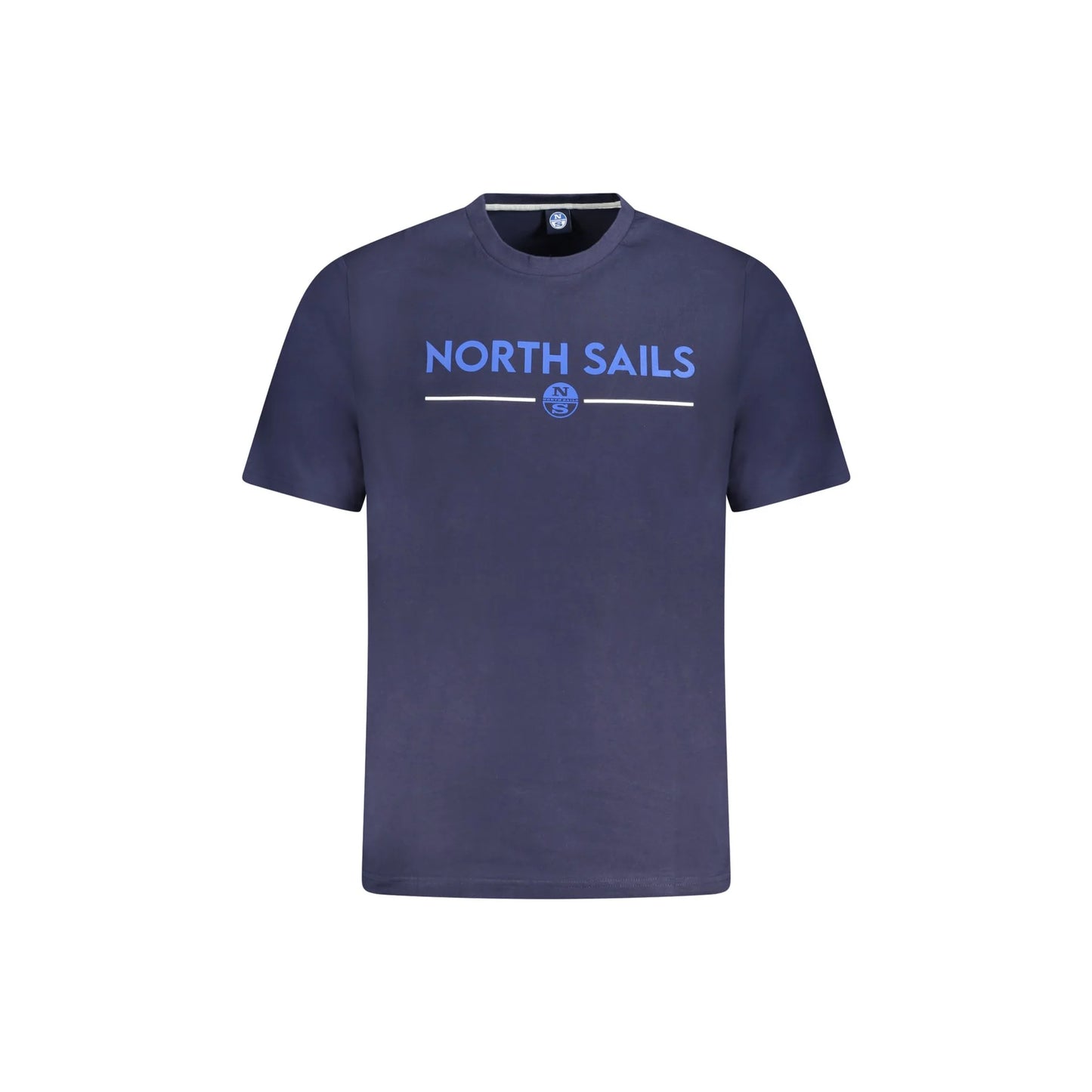 North Sails T-Shirt Uomo Blu Maniche Corte Stampa Logo - foto prodotto