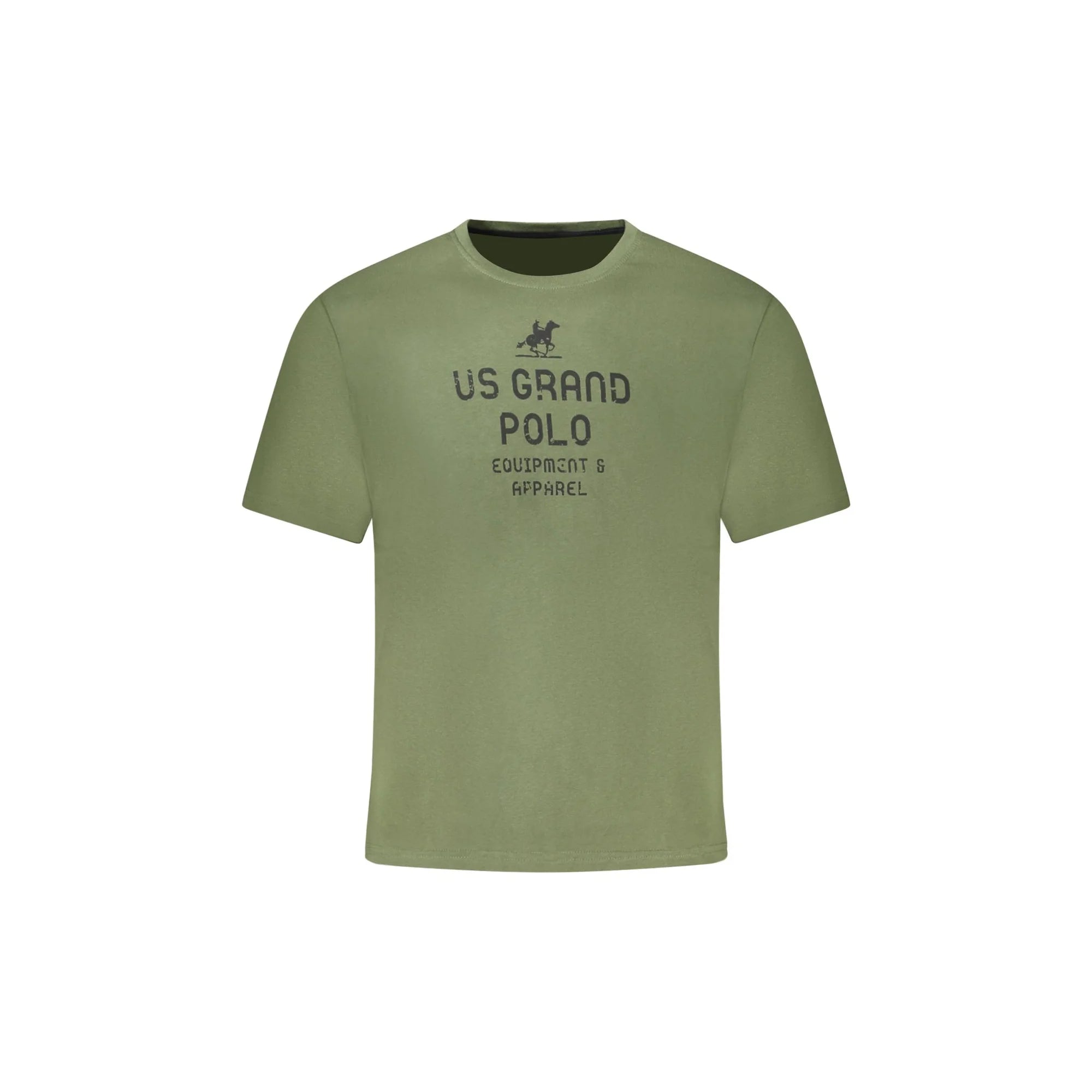 U.S. GRAND POLO T-SHIRT MANICHE CORTE UOMO VERDE