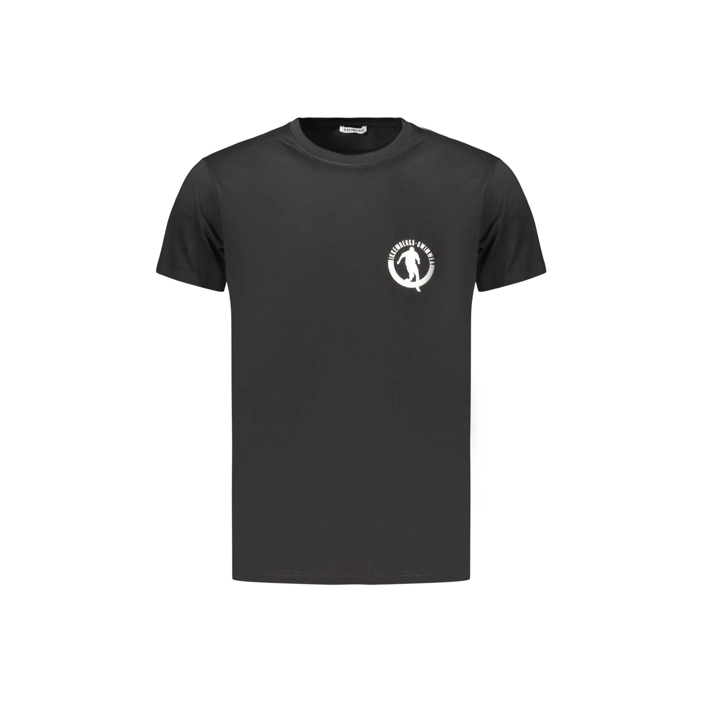 BIKKEMBERGS T-SHIRT MANICHE CORTE UOMO NERO