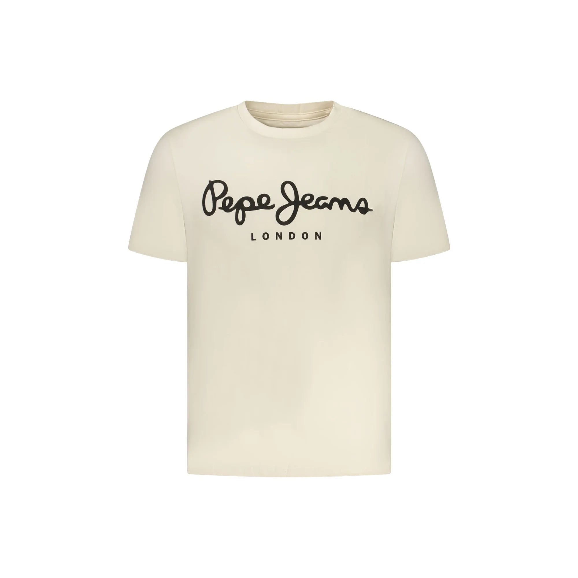 Pepe Jeans T-Shirt Maniche Corte Uomo beige Stampa Logo - foto prodotto