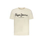 Pepe Jeans T-Shirt Maniche Corte Uomo beige Stampa Logo - foto prodotto