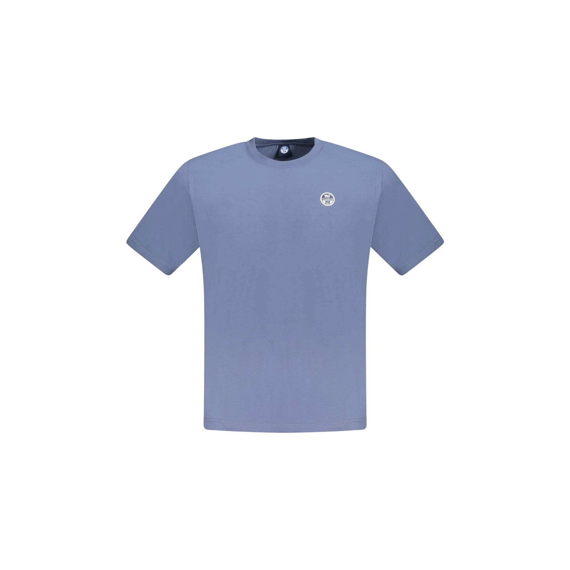 North Sails T-Shirt Uomo Blu Girocollo Cotone Logo - foto prodotto