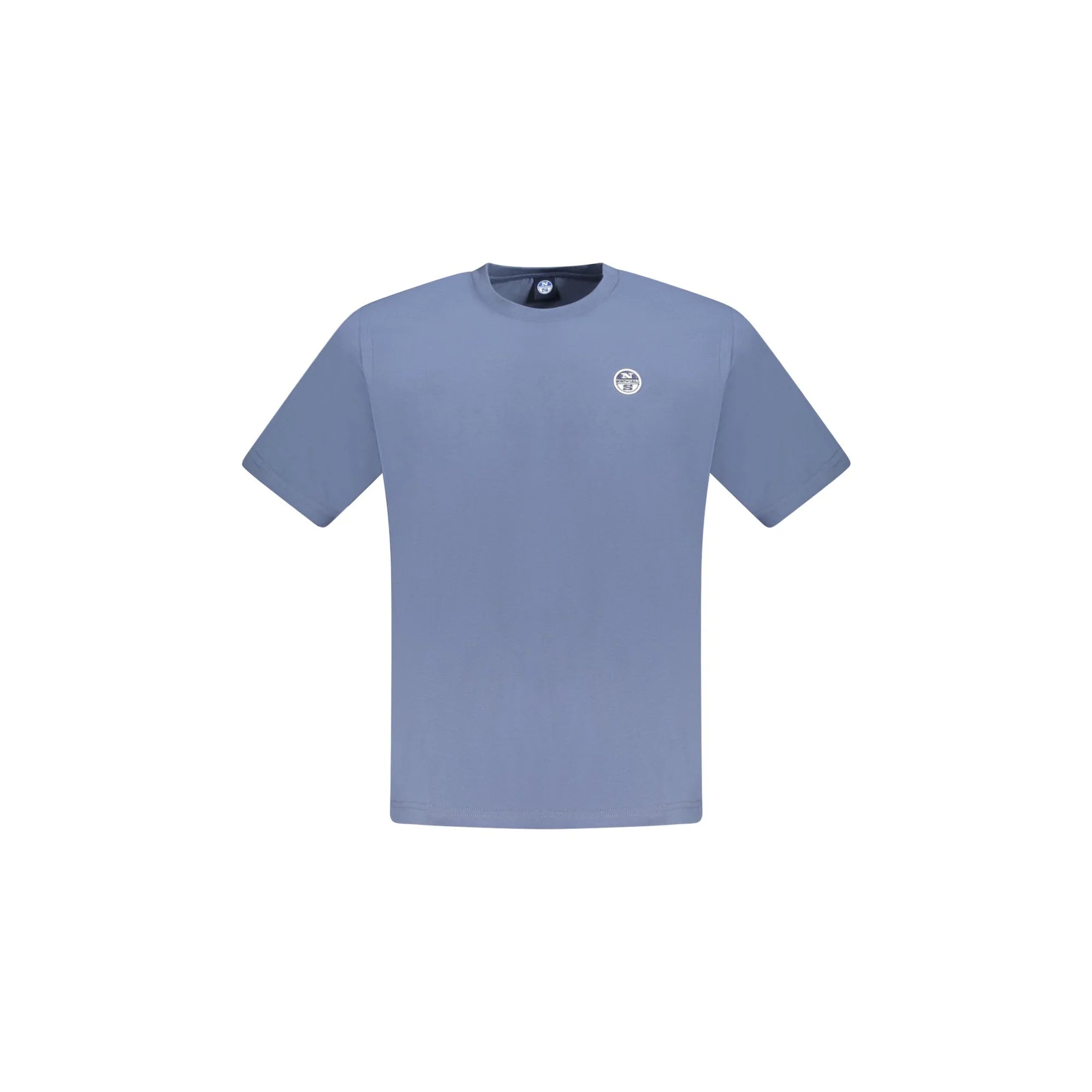North Sails T-Shirt Uomo Blu Girocollo Cotone Logo - foto prodotto