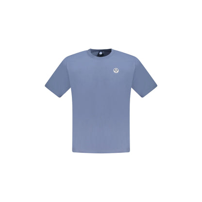 North Sails T-Shirt Uomo Blu Girocollo Cotone Logo - foto prodotto