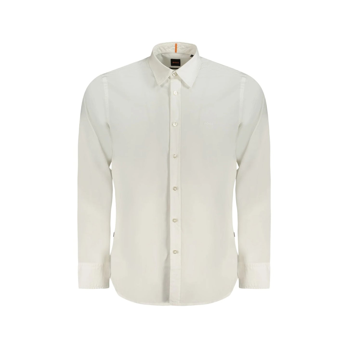 Boss Camicia Maniche Lunghe Uomo Bianca Ricamo Camicie Bianco - foto prodotto