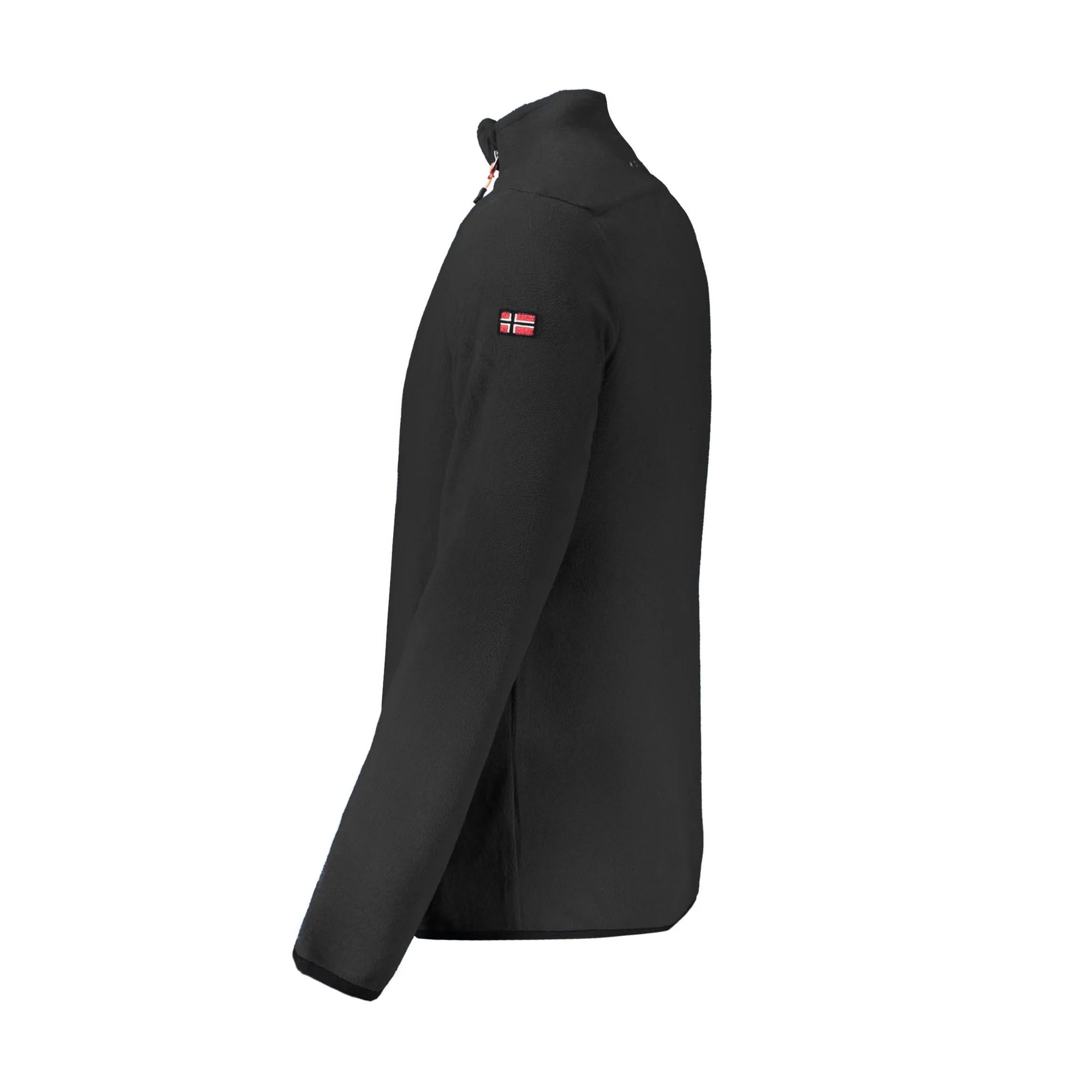 NORWAY 1963 FELPA CON ZIP UOMO NERO