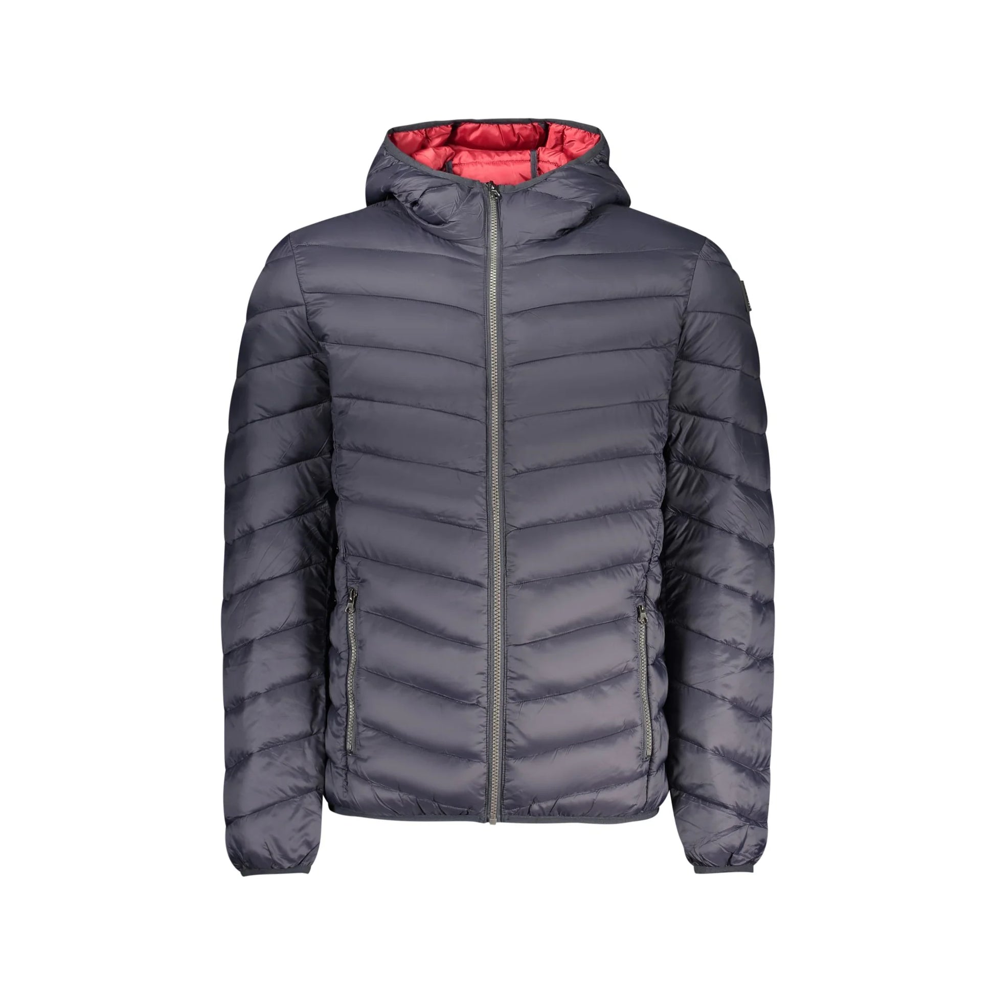 Marina Yachting Giubbotto Uomo Blu Cappuccio Zip Logo Giubbotti e Giacche - foto prodotto