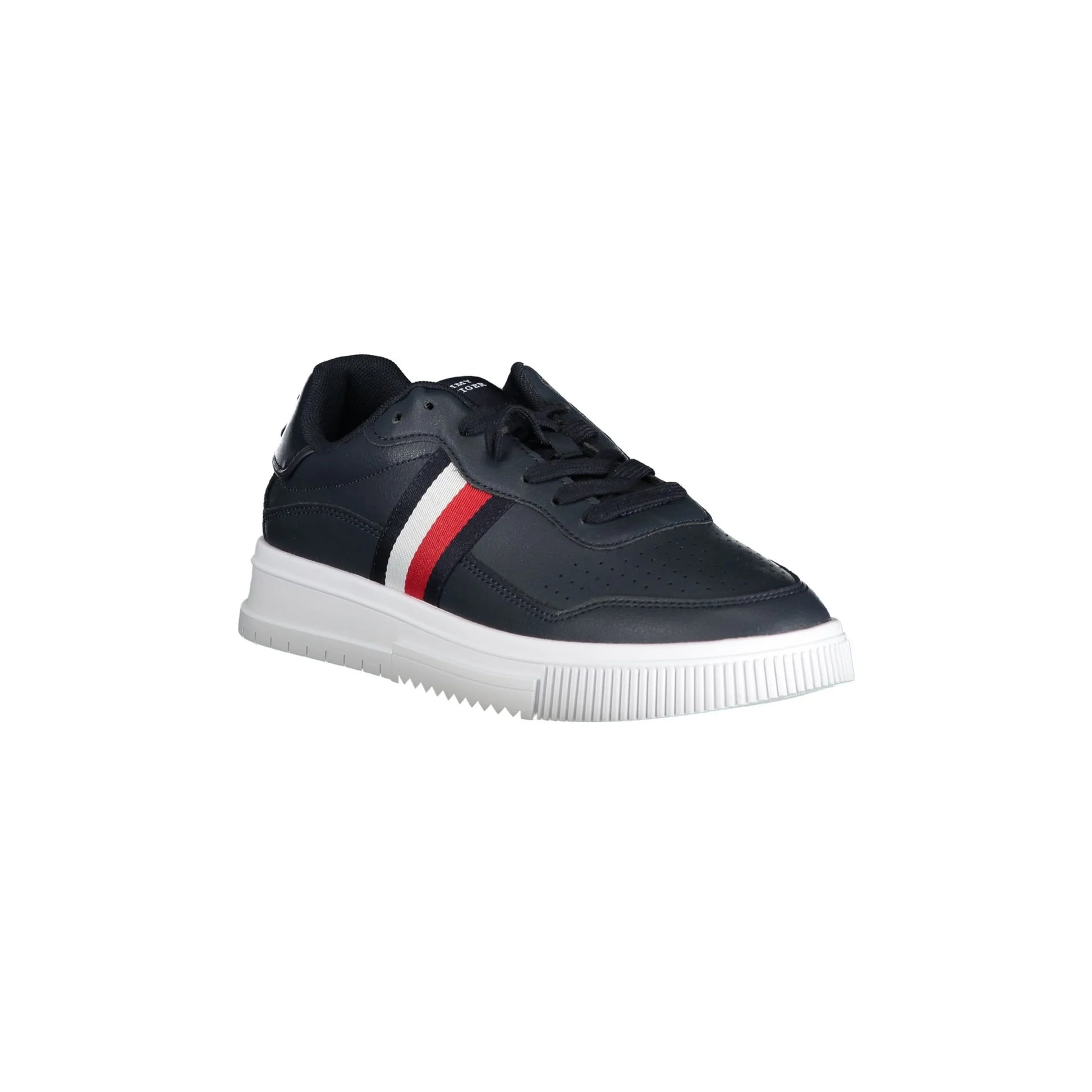 TOMMY HILFIGER Scarpe Sneakers Uomo Blu con Dettagli a Contrasto e Ricamo - vista 2
