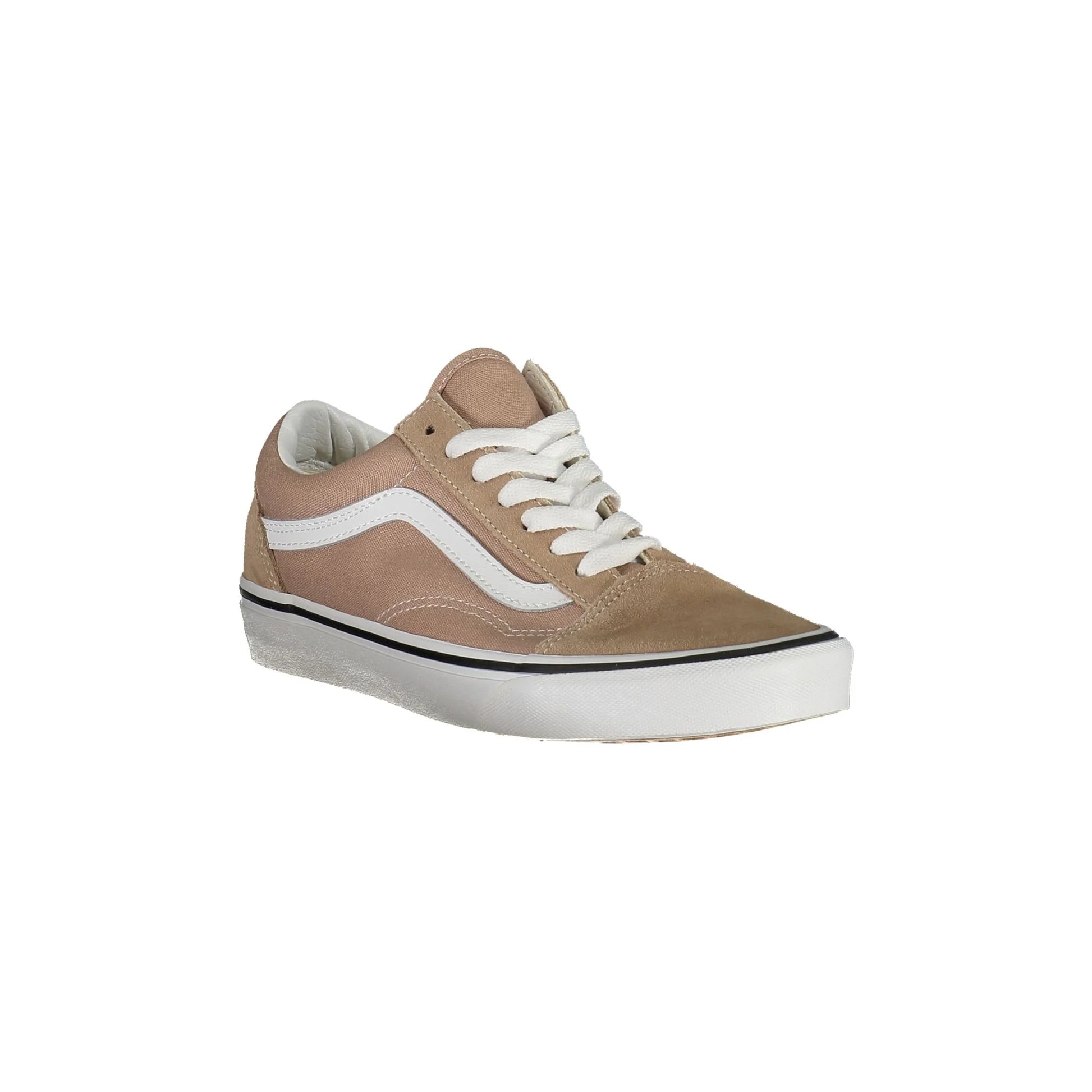 VANS Scarpe Sneakers Donna Beige Old Skool con Dettagli a Contrasto - vista 2