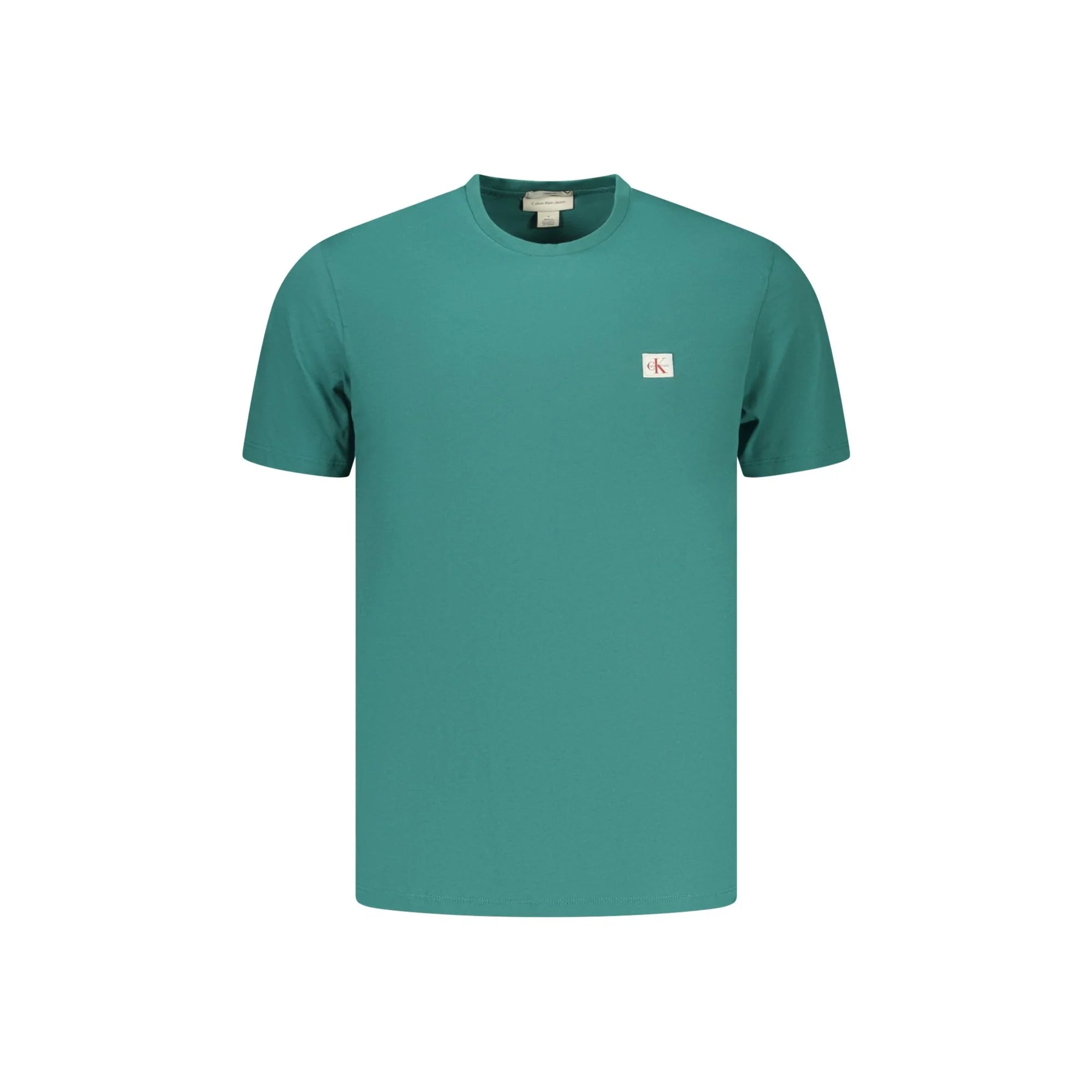 CALVIN KLEIN T-SHIRT MANICHE CORTE UOMO VERDE