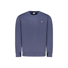 Norway 1963 Felpa Uomo Blu Girocollo Felpata Applicazione Logo