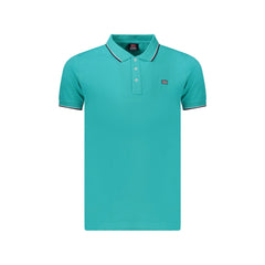 Norway 1963 Polo Krátký Rukáv Muži Modrá Logo