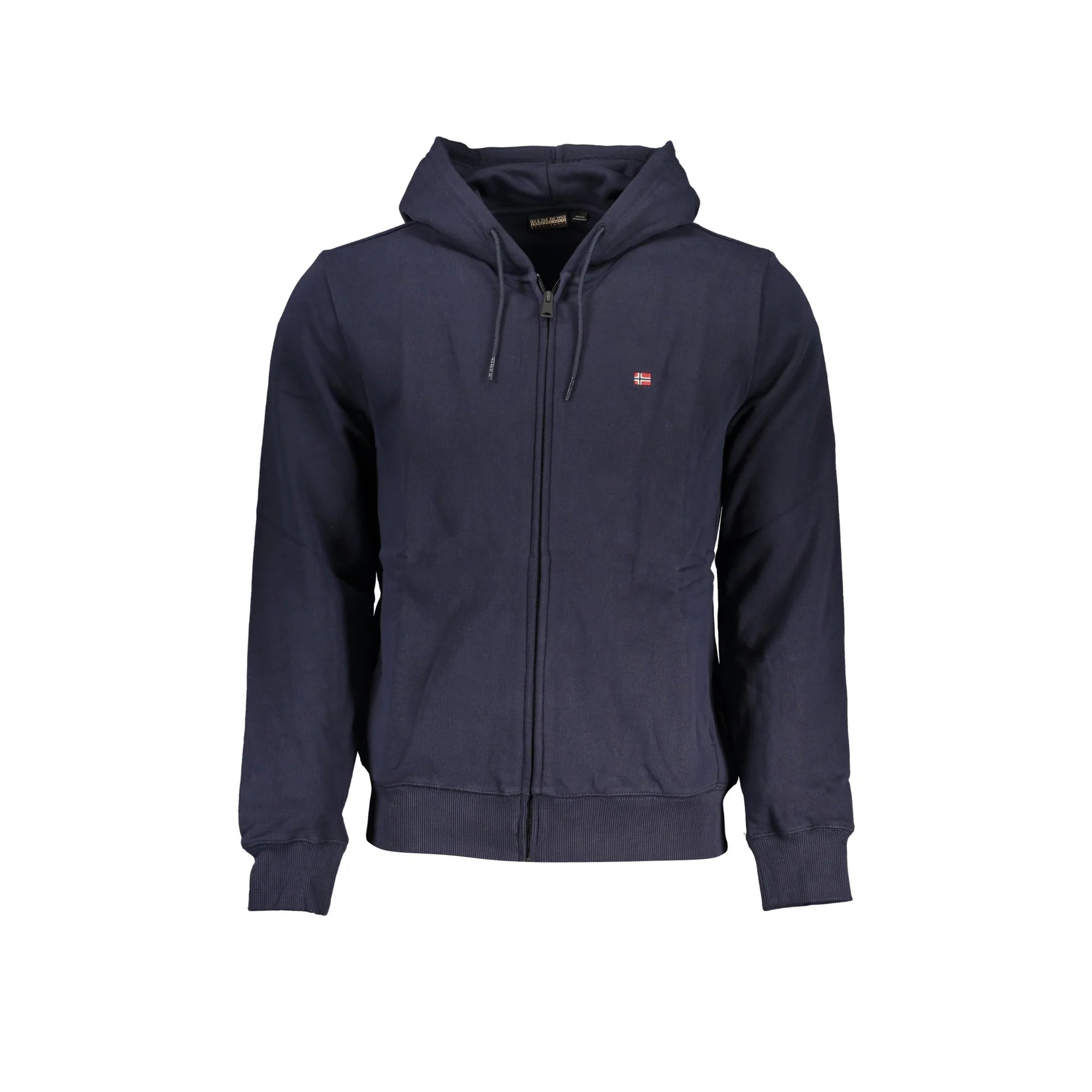 NAPAPIJRI FELPA CON ZIP UOMO BLU