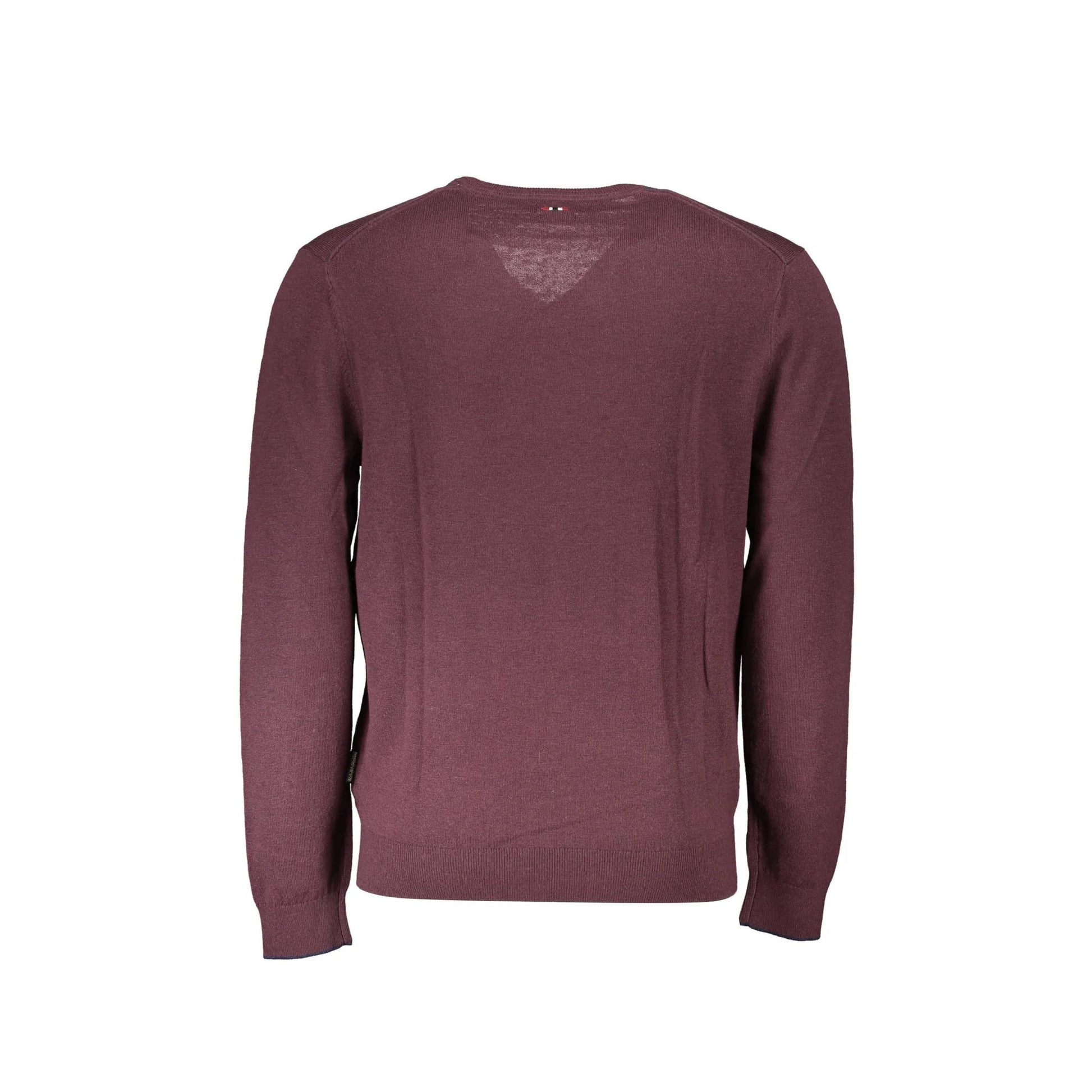 Napapijri Maglione Uomo Rosso Ricamo Maglie - vista 2