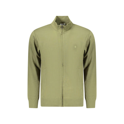 COVERI MOVING FELPA CON ZIP UOMO VERDE