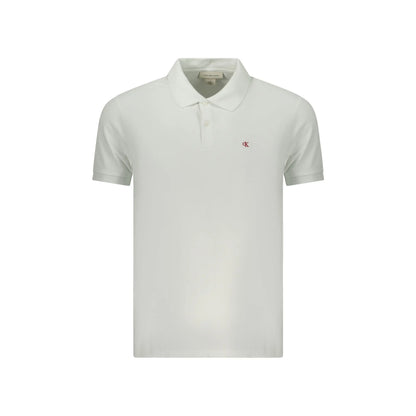 Calvin Klein Polo Maniche Corte Uomo Bianca Ricamo Bianco - foto prodotto