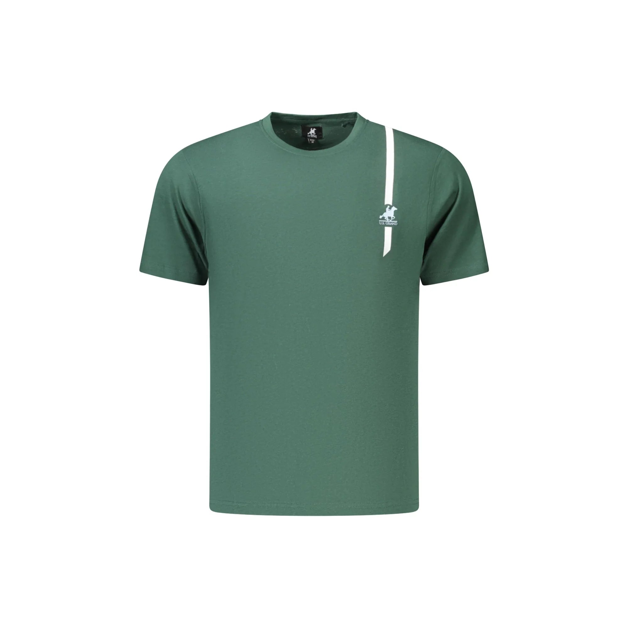 U.S. GRAND T-SHIRT MANICHE CORTE UOMO VERDE