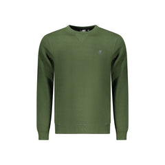 U.S. Grand Sweatshirt Heren Groen Ronde Hals Fleece Logo