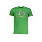 Cavalli Class T-Shirt Maniche Corte Uomo Verde Stampa - foto prodotto