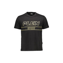 Plein Sport T-Shirt Μανίκια Κοντά Άνδρας Μαύρη Εκτύπωση Λογότυπο