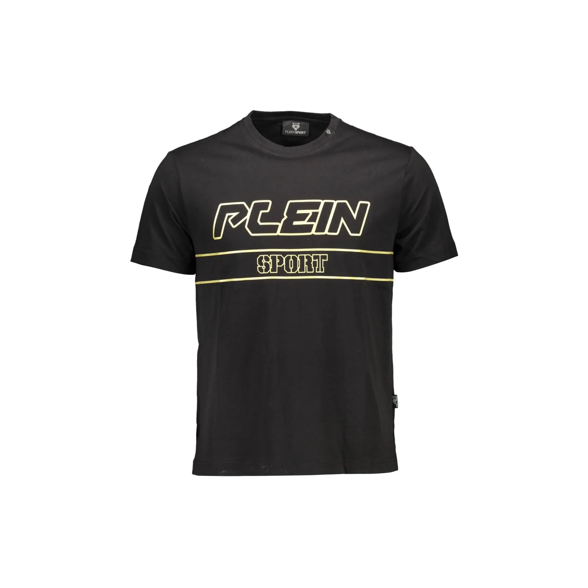 PLEIN SPORT T-SHIRT MANICHE CORTE UOMO NERO