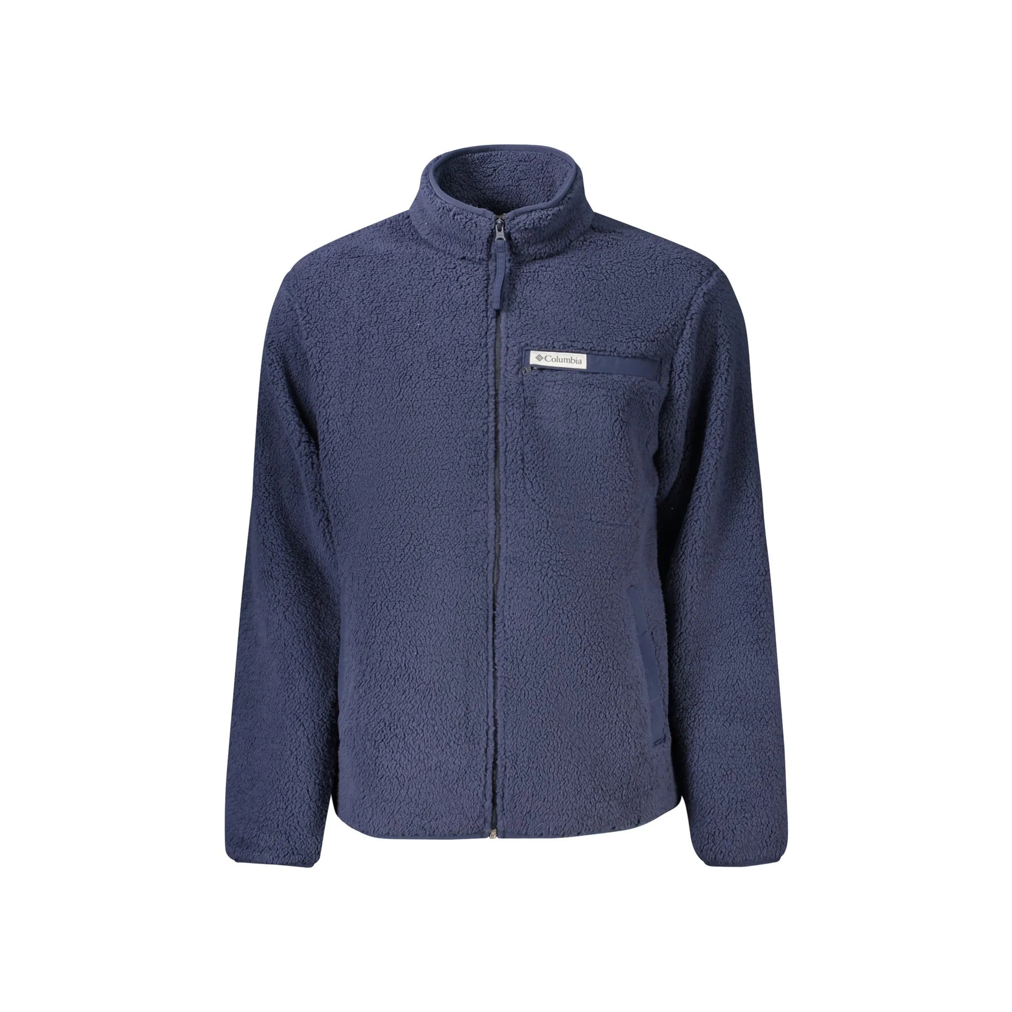 COLUMBIA FELPA CON ZIP UOMO BLU