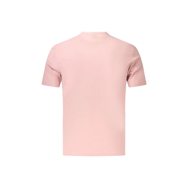 Napapijri T-Shirt Maniche Corte Uomo Rosa Ricamo - vista 2