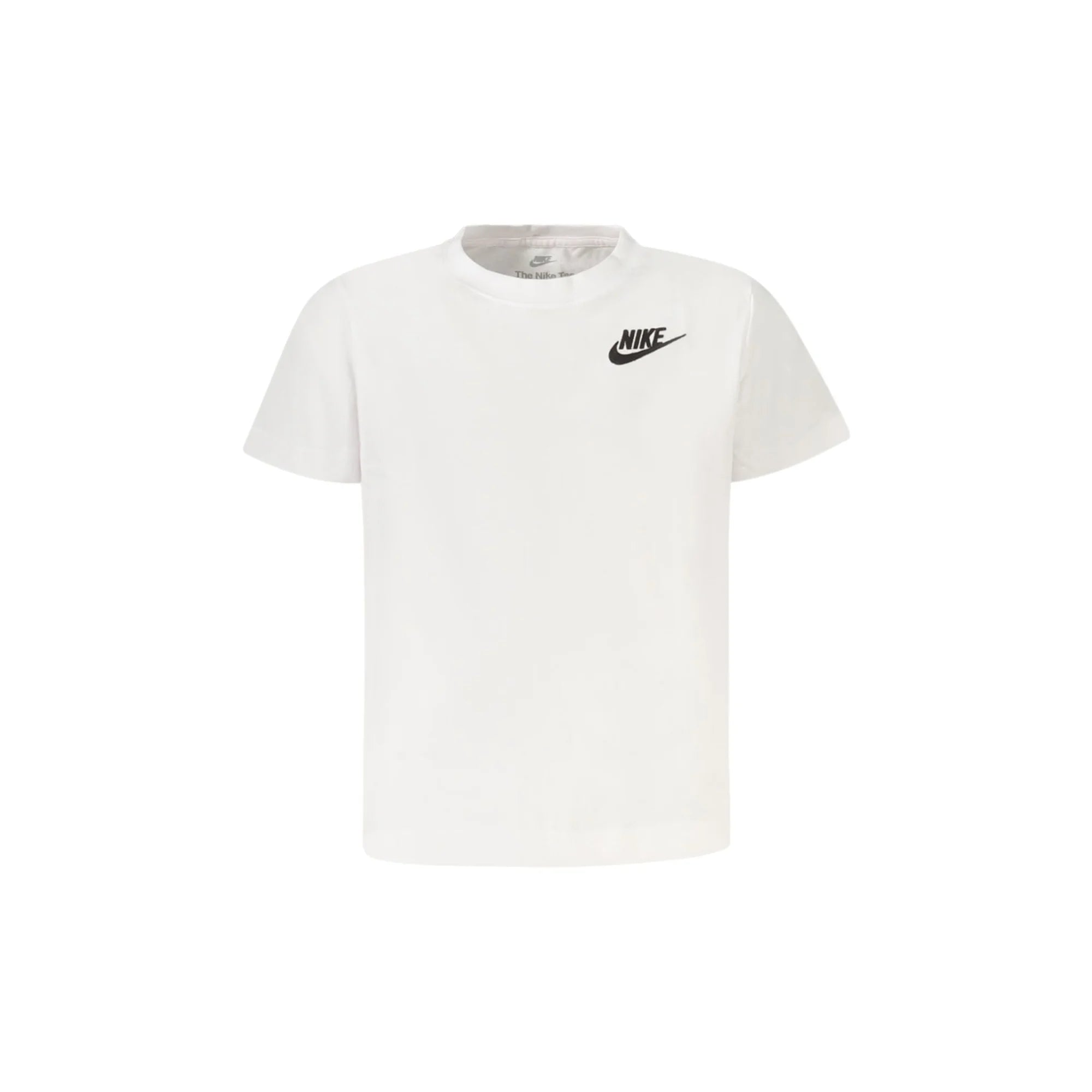 NIKE T-SHIRT MANICHE CORTE BAMBINO BIANCO