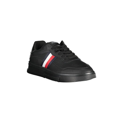 Tommy Hilfiger Sneakers Uomo Nere Ricamo nero - vista 3
