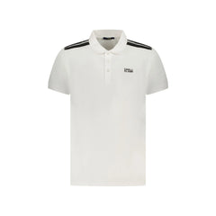 Cavalli Class Polo Maniche Corte Uomo Bianca Ricamo