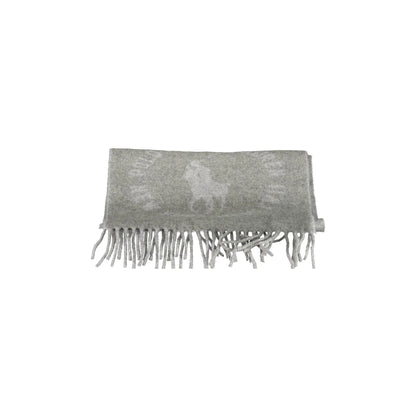 Ralph Lauren Sciarpa Uomo Grigia Logo Sciarpe grigio - vista 2