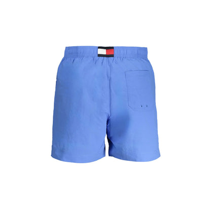 Tommy Hilfiger Costume da Mare Uomo Azzurro Ricamo - vista 2