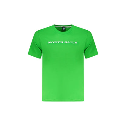 North Sails T-Shirt Maniche Corte Uomo Verde Stampa Logo - foto prodotto