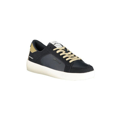 Gas Sneakers Uomo Blu Lacci Plantare Removibile Logo - vista 2