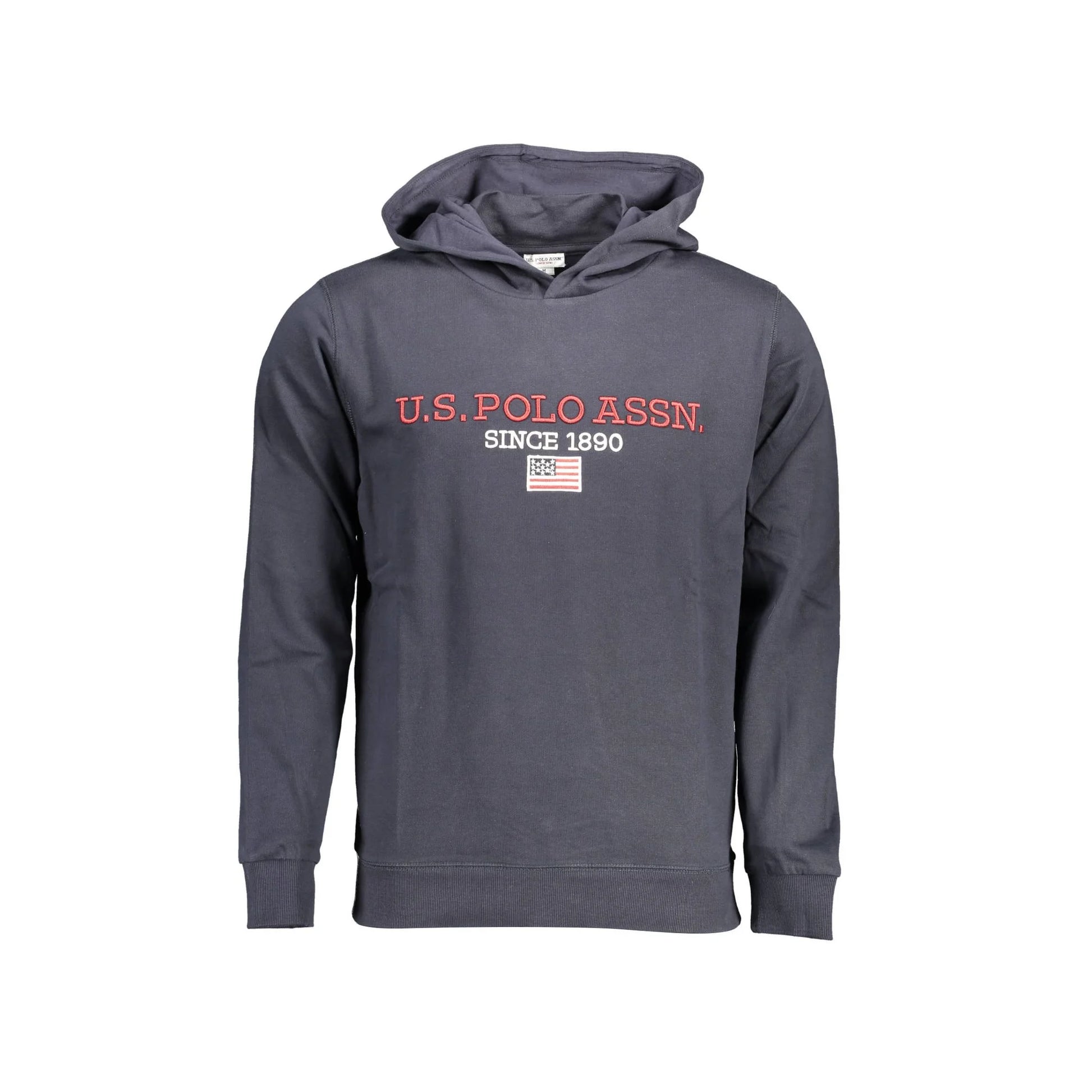 U.S. Polo Felpa Uomo Blu con Cappuccio Logo Felpe - foto prodotto