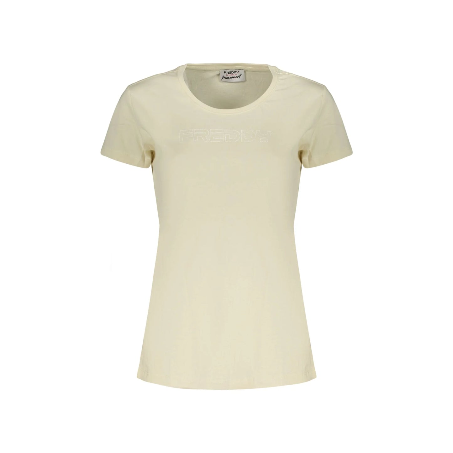 FREDDY T-SHIRT MANICHE CORTE DONNA BEIGE