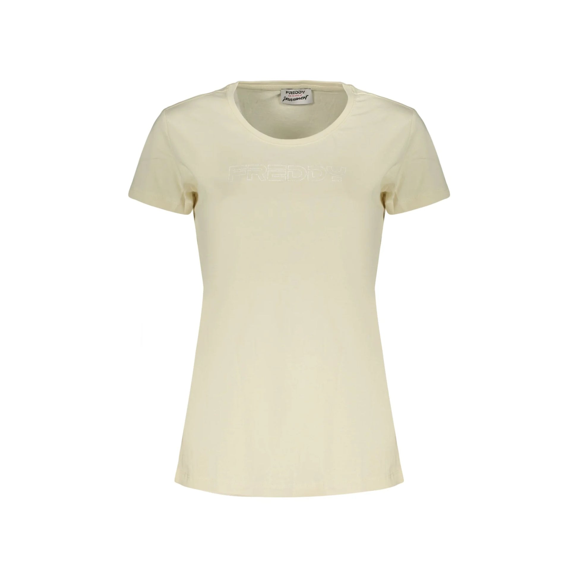 FREDDY T-SHIRT MANICHE CORTE DONNA BEIGE
