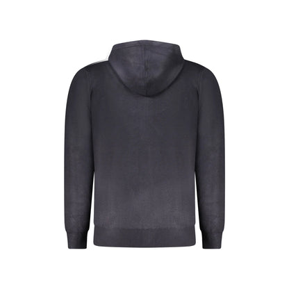 Norway 1963 Cardigan Uomo Blu con Cappuccio Zip Tasche Ricamo Logo Maglie - vista 2