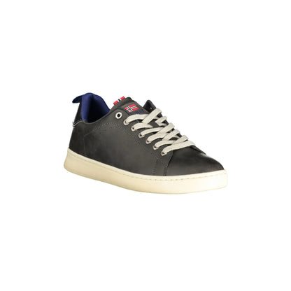 NORWAY 1963 Sneakers Uomo Nere Olsen con Lacci nero - vista 2