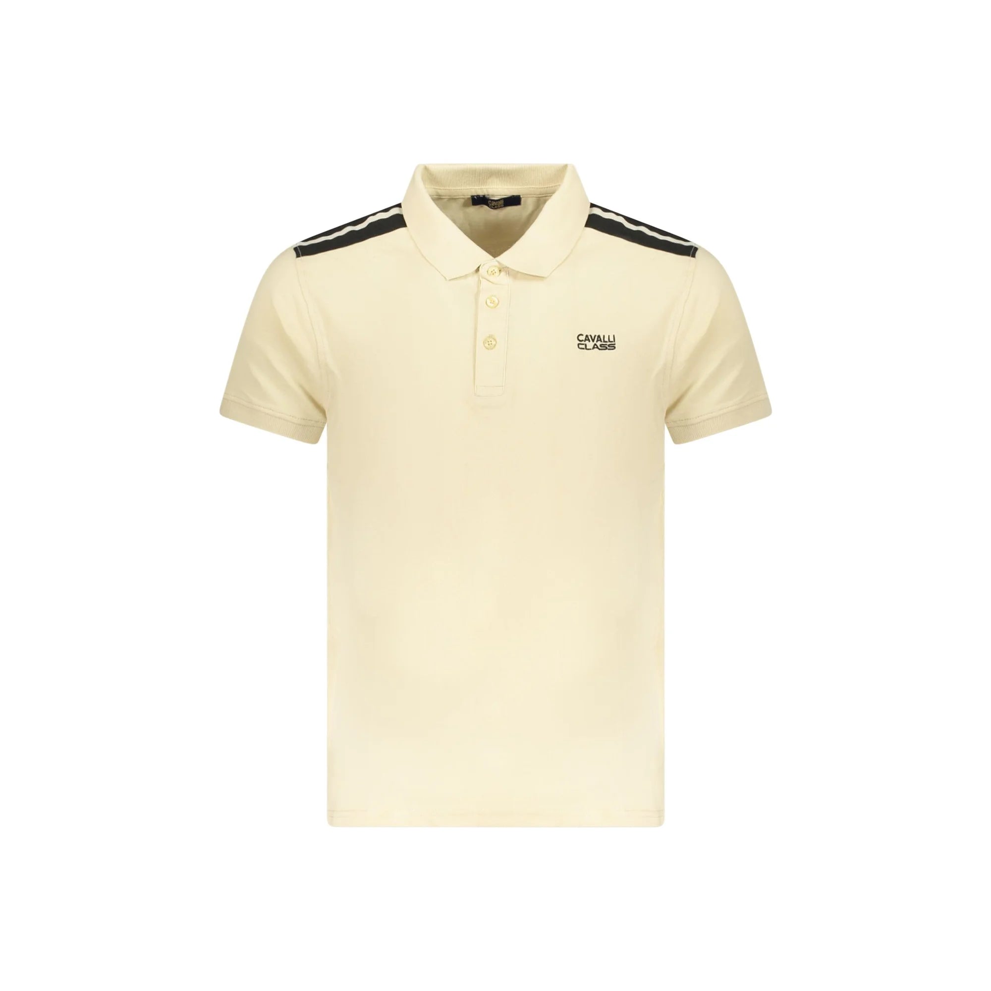 Cavalli Class Polo Maniche Corte Uomo beige Ricamo - foto prodotto