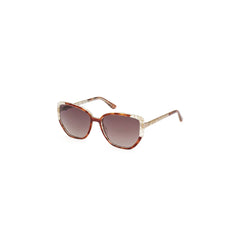 GUESS JEAN Lunettes de soleil Femme Marron avec Verres Marron