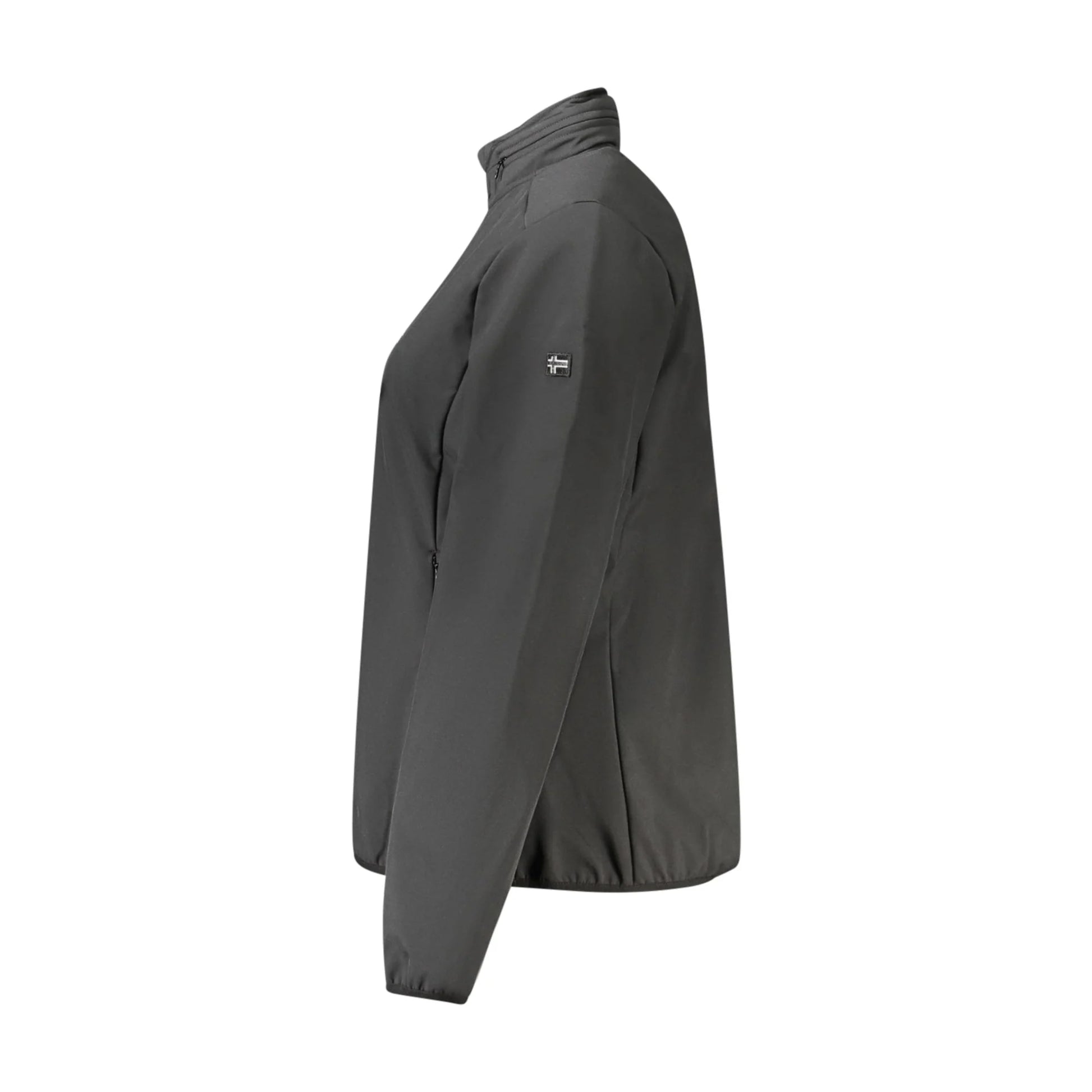 Norway 1963 Giubbotto Donna Nero Soft Shell Cappuccio Pile Logo Giubbotti e Giacche - vista 3