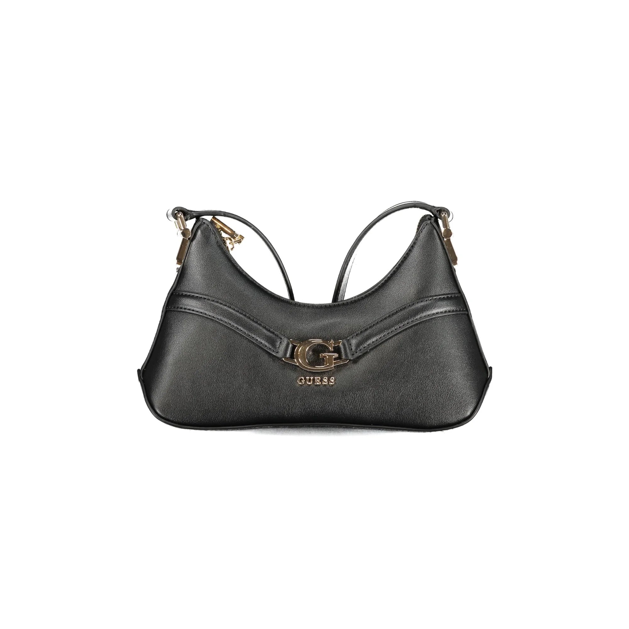 Guess Jeans Borsa a Tracolla Donna Nera Chiusura con Zip Borse Nero - foto prodotto